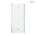 Trana Oltens Trana kabina prysznicowa 90x90 cm kwadratowa drzwi ze ścianką chrom/ szkło przezroczyste 20004100