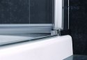 Trana Oltens Trana kabina prysznicowa 90x90 cm kwadratowa drzwi ze ścianką chrom/ szkło przezroczyste 20004100
