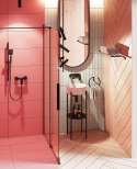 Deante Zestaw prysznicowy 3-funkcyjny z drążkiem