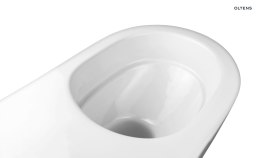 Jog Oltens Jog miska WC wisząca PureRim biała 42001000