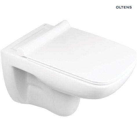 Ribe Oltens Ribe deska sedesowa wolnoopadająca Slim twarda biała 45108000 Ribe Oltens Ribe deska sedesowa wolnoopadająca Slim twarda biała 45108000