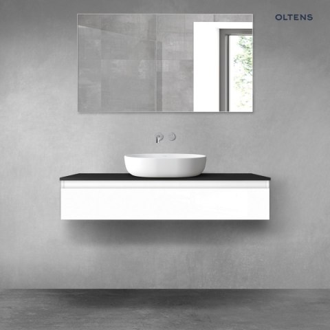 Vernal Oltens Vernal szafka 120 cm podumywalkowa wisząca biały połysk 60012000 Vernal Oltens Vernal szafka 120 cm podumywalkowa wisząca biały połysk 60012000