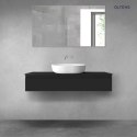 Vernal Oltens Vernal szafka 120 cm podumywalkowa wisząca czarny mat 60012300
