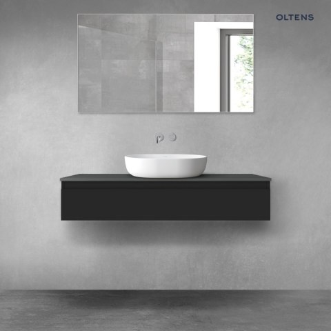Vernal Oltens Vernal szafka 120 cm podumywalkowa wisząca czarny mat 60012300 Vernal Oltens Vernal szafka 120 cm podumywalkowa wisząca czarny mat 60012300