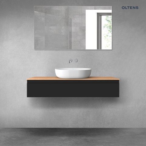 Vernal Oltens Vernal szafka 120 cm podumywalkowa wisząca czarny mat 60012300 Vernal Oltens Vernal szafka 120 cm podumywalkowa wisząca czarny mat 60012300