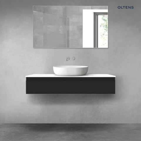Vernal Oltens Vernal szafka 120 cm podumywalkowa wisząca czarny mat 60012300 Vernal Oltens Vernal szafka 120 cm podumywalkowa wisząca czarny mat 60012300