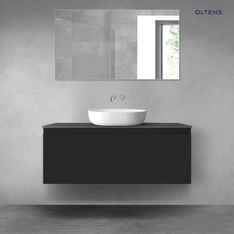 Vernal Oltens Vernal szafka 120 cm podumywalkowa wisząca czarny mat 60016300 Vernal Oltens Vernal szafka 120 cm podumywalkowa wisząca czarny mat 60016300