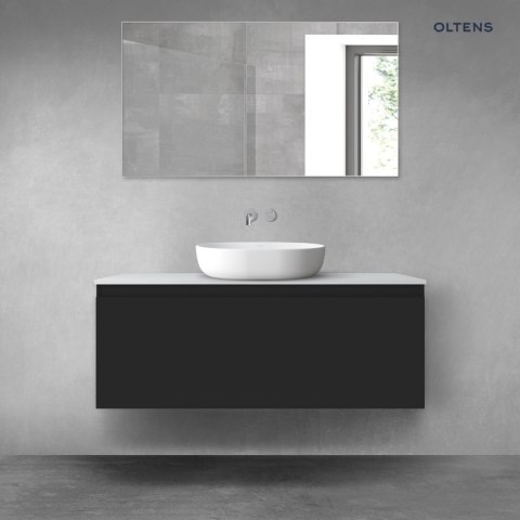 Vernal Oltens Vernal szafka 120 cm podumywalkowa wisząca czarny mat 60016300 Vernal Oltens Vernal szafka 120 cm podumywalkowa wisząca czarny mat 60016300