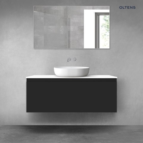 Vernal Oltens Vernal szafka 120 cm podumywalkowa wisząca czarny mat 60016300 Vernal Oltens Vernal szafka 120 cm podumywalkowa wisząca czarny mat 60016300