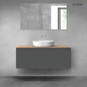 Vernal Oltens Vernal szafka 120 cm podumywalkowa wisząca grafit mat 60016400