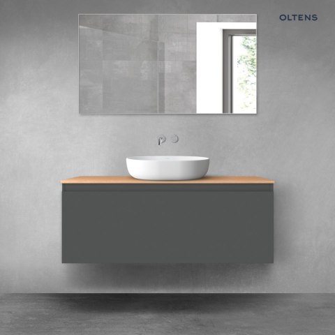 Vernal Oltens Vernal szafka 120 cm podumywalkowa wisząca grafit mat 60016400 Vernal Oltens Vernal szafka 120 cm podumywalkowa wisząca grafit mat 60016400