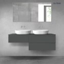 Vernal Oltens Vernal zestaw mebli łazienkowych 140 cm z blatem grafit mat 68324400