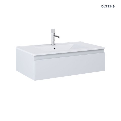 Vernal Oltens Vernal umywalka z szafką 80 cm biały/szary mat 68006700 Vernal Oltens Vernal umywalka z szafką 80 cm biały/szary mat 68006700