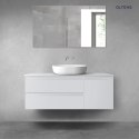 Vernal Oltens Vernal zestaw mebli łazienkowych 120 cm z blatem szary mat 68208700