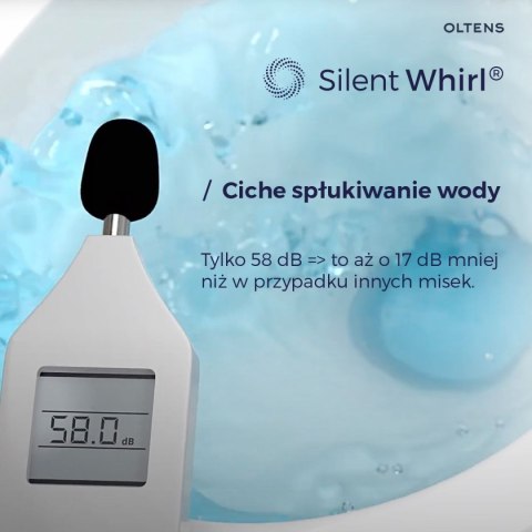 Hamnes Kort Stille Oltens Hamnes Kort Stille miska WC wisząca PureRim biała 42024000 Hamnes Kort Stille Oltens Hamnes Kort Stille miska WC wisząca PureRim biała 42024000