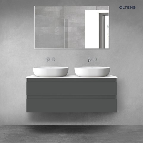 Vernal Oltens Vernal szafka 120 cm podumywalkowa wisząca grafit mat 60019400 Vernal Oltens Vernal szafka 120 cm podumywalkowa wisząca grafit mat 60019400