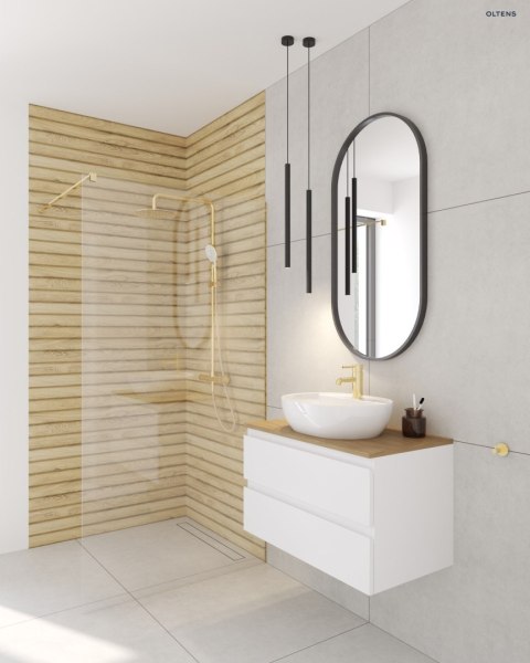 Hamnes Oltens Hamnes Thin umywalka 51x39 cm nablatowa owalna z powłoką SmartClean biała 41813000 Hamnes Oltens Hamnes Thin umywalka 51x39 cm nablatowa owalna z powłoką SmartClean biała 41813000