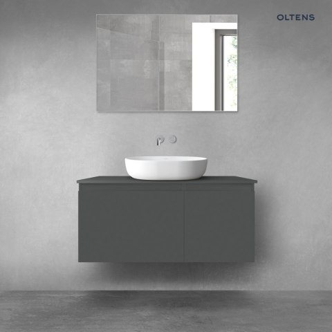 Vernal Oltens Vernal zestaw mebli łazienkowych 100 cm z blatem grafit mat 68247400 Vernal Oltens Vernal zestaw mebli łazienkowych 100 cm z blatem grafit mat 68247400