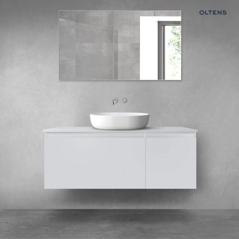 Vernal Oltens Vernal zestaw mebli łazienkowych 120 cm z blatem szary mat 68250700 Vernal Oltens Vernal zestaw mebli łazienkowych 120 cm z blatem szary mat 68250700