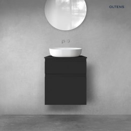 Vernal Oltens Vernal zestaw mebli łazienkowych 60 cm z blatem czarny mat 68218300