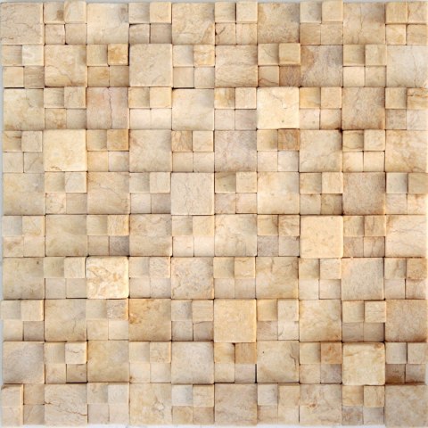 Cubic kwadraty 3D małe beż MK.29 30;5x30;5 - Ścienna - Mat Cubic kwadraty 3D małe beż MK.29 30;5x30;5 - Ścienna - Mat