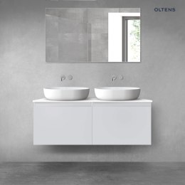 Vernal Oltens Vernal zestaw mebli łazienkowych 120 cm z blatem szary mat/biały połysk 68245700
