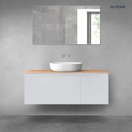 Vernal Oltens Vernal zestaw mebli łazienkowych 120 cm z blatem szary mat/dąb 68252700