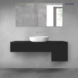 Vernal Oltens Vernal zestaw mebli łazienkowych 140 cm z blatem czarny mat 68281300