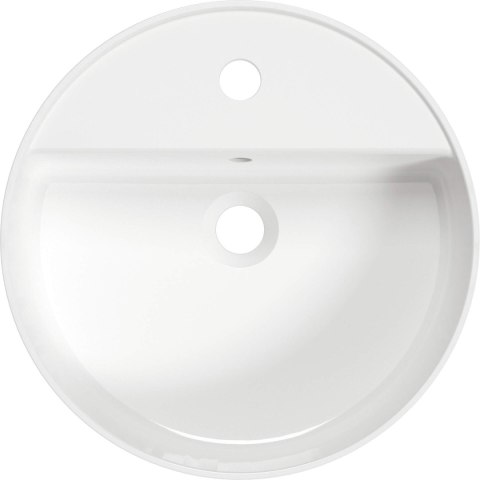 Deante Umywalka ceramiczna nablatowa z wyspą na baterię Deante Umywalka ceramiczna nablatowa z wyspą na baterię