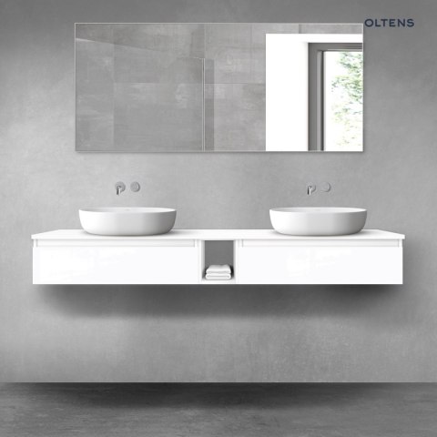 Vernal Oltens Vernal szafka 20 cm wisząca biały połysk 60020000 Vernal Oltens Vernal szafka 20 cm wisząca biały połysk 60020000