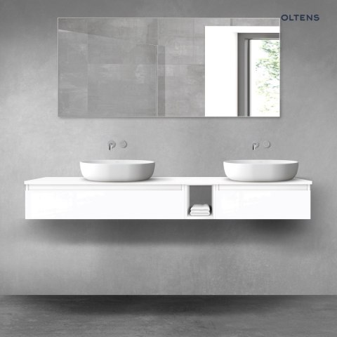 Vernal Oltens Vernal szafka 20 cm wisząca biały połysk 60020000 Vernal Oltens Vernal szafka 20 cm wisząca biały połysk 60020000
