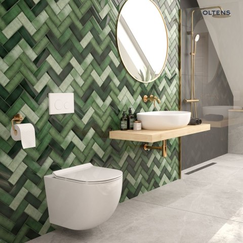 Hamnes Oltens Hamnes miska WC wisząca PureRim z powłoką SmartClean biała 42513000 Hamnes Oltens Hamnes miska WC wisząca PureRim z powłoką SmartClean biała 42513000