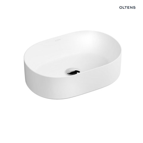 Lom Thin Oltens Lom Thin umywalka 45x30 cm nablatowa biały połysk 40327000 Lom Thin Oltens Lom Thin umywalka 45x30 cm nablatowa biały połysk 40327000