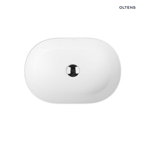 Lom Thin Oltens Lom Thin umywalka 45x30 cm nablatowa biały połysk 40327000 Lom Thin Oltens Lom Thin umywalka 45x30 cm nablatowa biały połysk 40327000