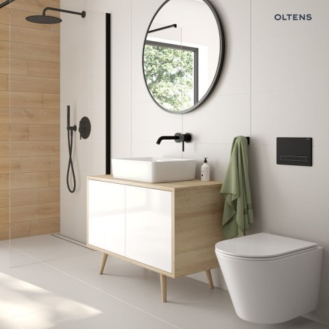 Molle Oltens Molle bateria wannowo-prysznicowa podtynkowa kompletna czarny mat 34100300 Molle Oltens Molle bateria wannowo-prysznicowa podtynkowa kompletna czarny mat 34100300
