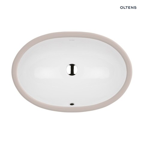 Gapa Oltens Gapa umywalka 61x41 cm podblatowa z powłoką Smart Clean owalna biała 40605000 Gapa Oltens Gapa umywalka 61x41 cm podblatowa z powłoką Smart Clean owalna biała 40605000