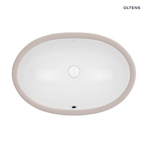 Gapa Oltens Gapa umywalka 61x41 cm podblatowa z powłoką Smart Clean owalna biała 40605000 Gapa Oltens Gapa umywalka 61x41 cm podblatowa z powłoką Smart Clean owalna biała 40605000