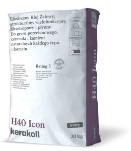 F KERAKOLL H40® Icon Szary 20 kg