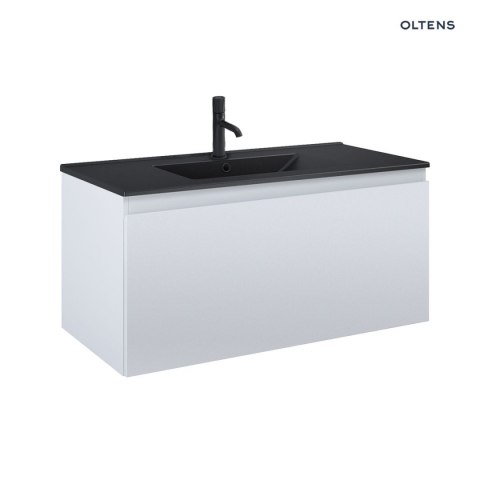 Vernal Oltens Vernal umywalka z szafką 100 cm czarny mat/szary mat 68017700 Vernal Oltens Vernal umywalka z szafką 100 cm czarny mat/szary mat 68017700