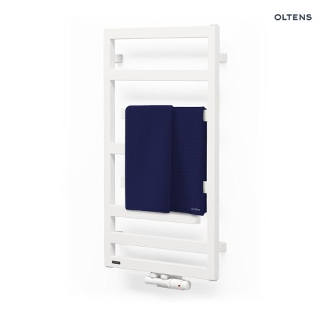 Flamma Oltens Flamma grzejnik łazienkowy 88x50 biały 55014000 Flamma Oltens Flamma grzejnik łazienkowy 88x50 biały 55014000