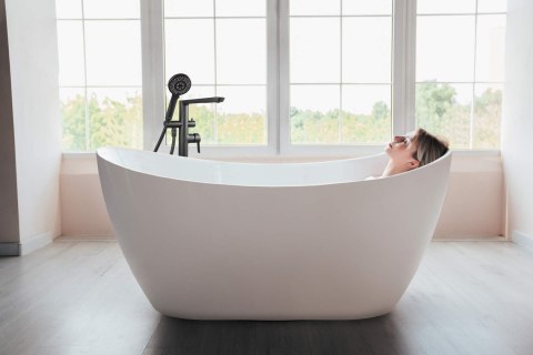 Deante Wanna akrylowa wolnostojąca owalna - 160 cm Deante Wanna akrylowa wolnostojąca owalna - 160 cm
