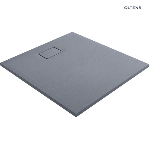 Bergytan Oltens Bergytan brodzik 100x90 cm prostokątny RockSurface szary beton 15101700 Bergytan Oltens Bergytan brodzik 100x90 cm prostokątny RockSurface szary beton 15101700