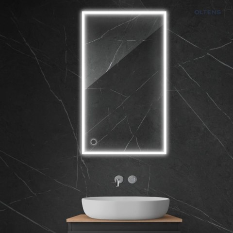 Nordlis Oltens Nordlis lustro 60x100 cm prostokątne z oświetleniem LED i systemem Klarglas 64106000 Nordlis Oltens Nordlis lustro 60x100 cm prostokątne z oświetleniem LED i systemem Klarglas 64106000