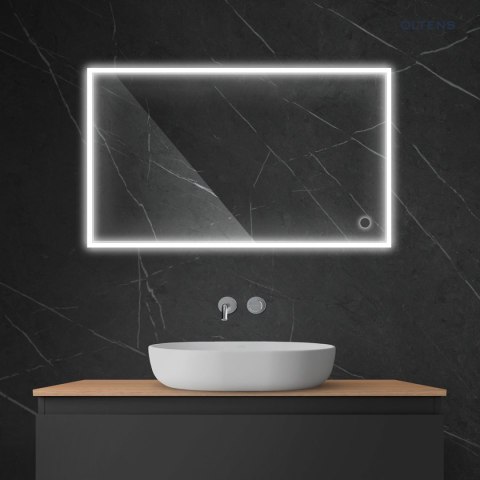 Nordlis Oltens Nordlis lustro 60x100 cm prostokątne z oświetleniem LED i systemem Klarglas 64106000 Nordlis Oltens Nordlis lustro 60x100 cm prostokątne z oświetleniem LED i systemem Klarglas 64106000