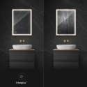 Nordlis Oltens Nordlis lustro 60x100 cm prostokątne z oświetleniem LED i systemem Klarglas 64106800