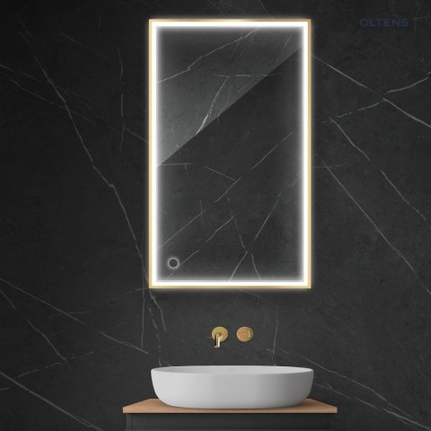 Nordlis Oltens Nordlis lustro 60x100 cm prostokątne z oświetleniem LED i systemem Klarglas 64106800 Nordlis Oltens Nordlis lustro 60x100 cm prostokątne z oświetleniem LED i systemem Klarglas 64106800