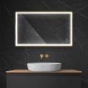 Nordlis Oltens Nordlis lustro 60x100 cm prostokątne z oświetleniem LED i systemem Klarglas 64106800