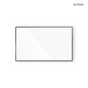 Nordlis Oltens Nordlis lustro 60x100 cm prostokątne z oświetleniem od tyłu z matą grzewczą czarny 64111300
