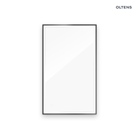Nordlis Oltens Nordlis lustro 60x100 cm prostokątne z oświetleniem od tyłu z matą grzewczą czarny 64111300 Nordlis Oltens Nordlis lustro 60x100 cm prostokątne z oświetleniem od tyłu z matą grzewczą czarny 64111300