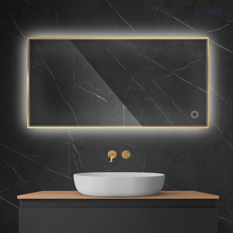 Nordlis Oltens Nordlis lustro 60x120 cm prostokątne z oświetleniem LED i systemem Klarglas 64112800 Nordlis Oltens Nordlis lustro 60x120 cm prostokątne z oświetleniem LED i systemem Klarglas 64112800
